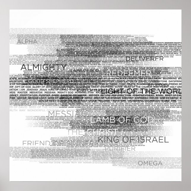 Pôster Names of God (Frente)