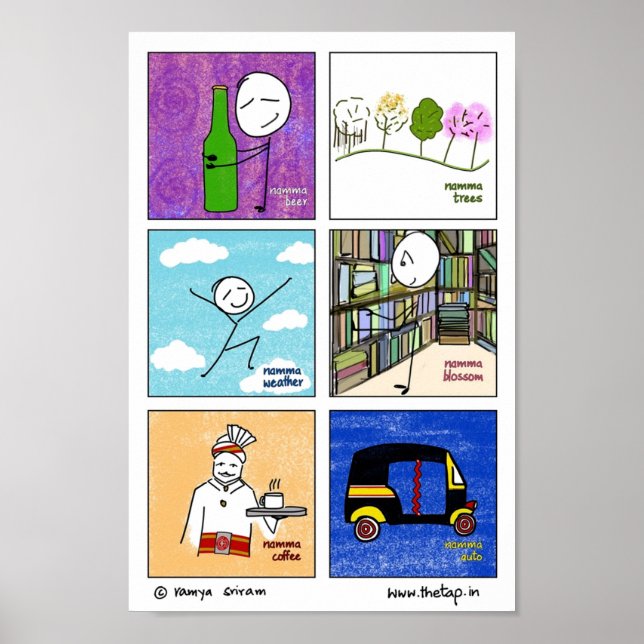 Poster Namma Bangalore (Frente)