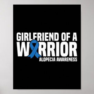 Poster Namorada de um Guerreiro Azul Fita Alopecia