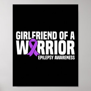 Poster Namorada de um Guerreiro Roxo Epilepsia Awa