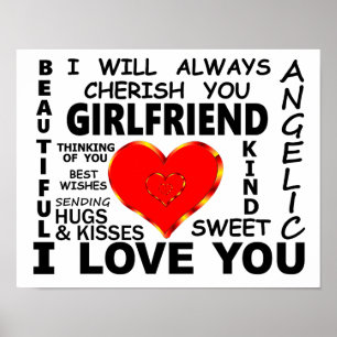 Poster Namorada I Te Amo