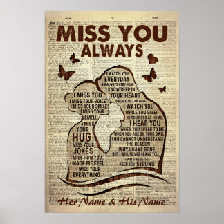 Poster Namorado/Marido No Céu Sempre Desaparecidos