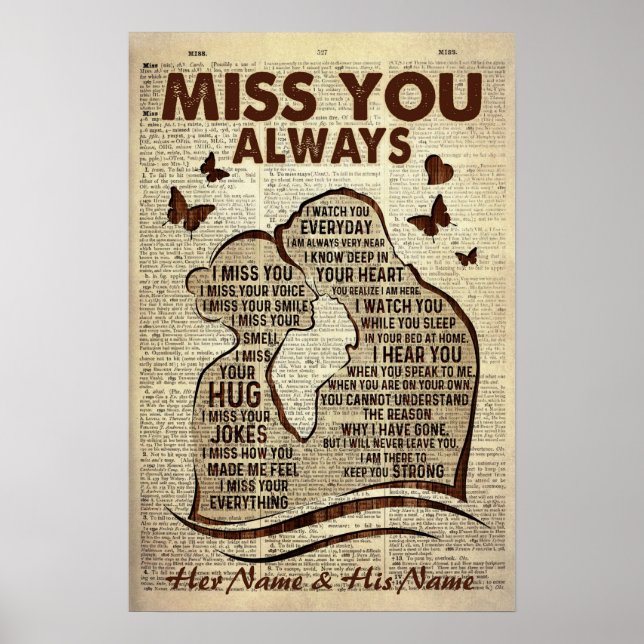 Poster Namorado/Marido No Céu Sempre Desaparecidos (Frente)