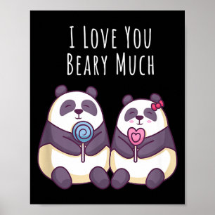 Poster Namorado Namorada Dia dos Namorados Presente Urso