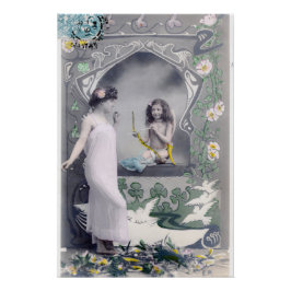 Pôster namorados Art Nouveau 1904