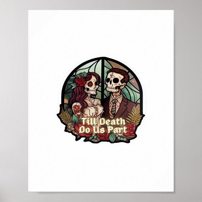 Poster Namorados Até a morte nos separam do clássico (Frente)