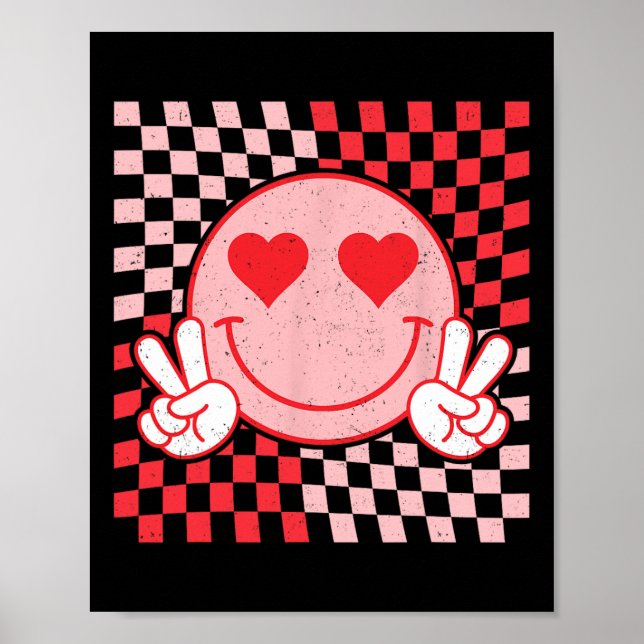 Poster Namorados Bonitos Víblios Sorriem Cara de Valentim (Frente)