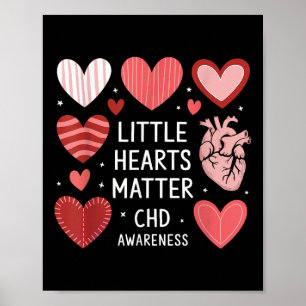 Poster Namorados De Anatomia Cardíaca Pequeno Chd