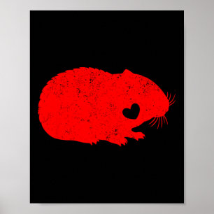 Poster Namorados Felizes do Hamster Engraçado Hamster Ham