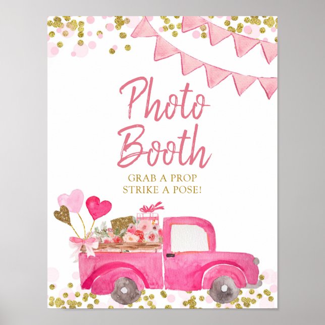 Poster Namorados Truck Sweetheart Photo Booth (Frente)
