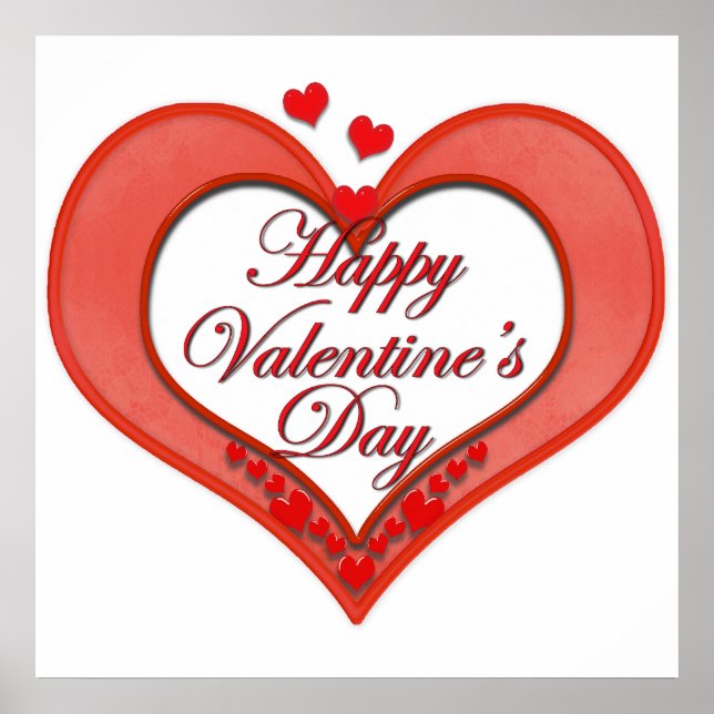 Pôster Namorados Vermelho de Beade (Frente)