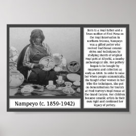Poster Nampeyo Pottery Native American Hopi Southwest