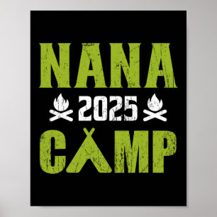 Poster Nana Camp 2025 Família Férias Férias de Verão Trip