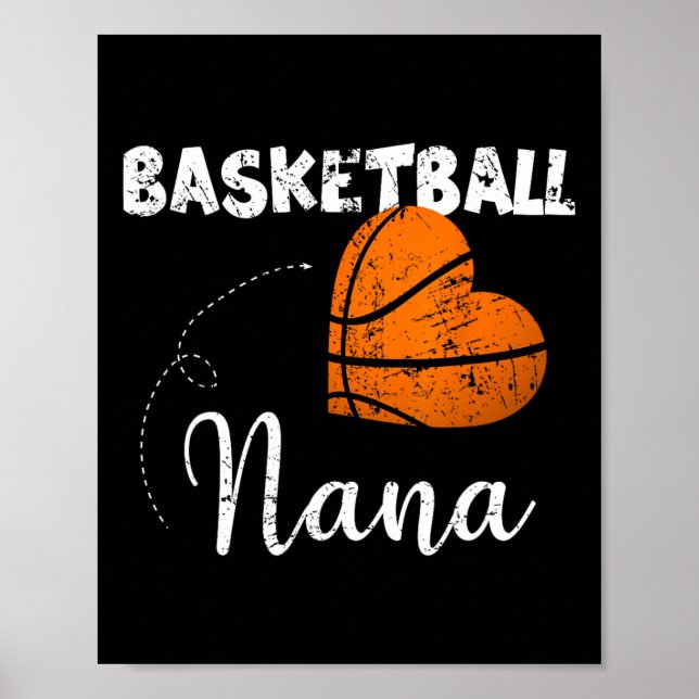 Poster Nana de basquete de basquetebol (Frente)