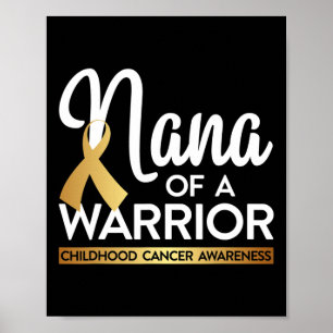 Poster Nana De Uma Fita Dourada De Cancer De Infância Gue