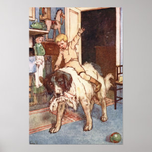 Pôster Nana e Michael Querido por Alice B. Woodward