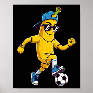 Poster Nana Legal Jogando Futebol Jogador de Futebol Engr