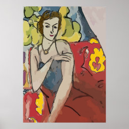 Pôster Nancy In Red Cadeira