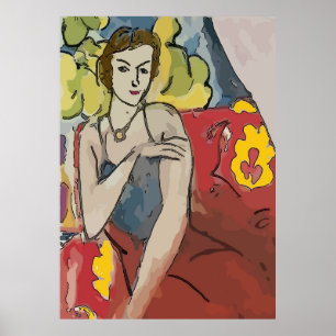 Pôster Nancy In Red Cadeira