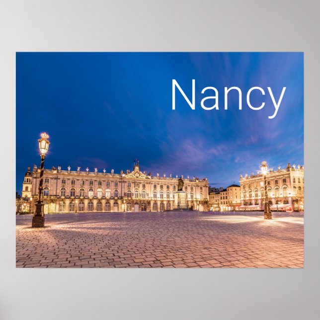 Poster Nancy Place Stanislas Grand Est France Sunset (Frente)