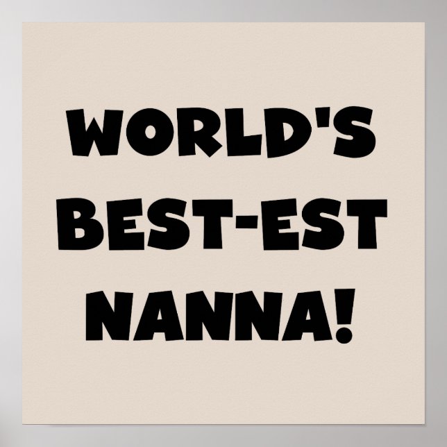 Poster Nanna T-shirts e presentes (Frente)