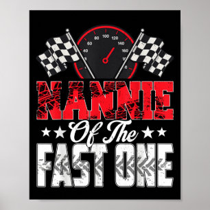 Poster Nannie Da Rápida Família Carro Race De Ondas 11