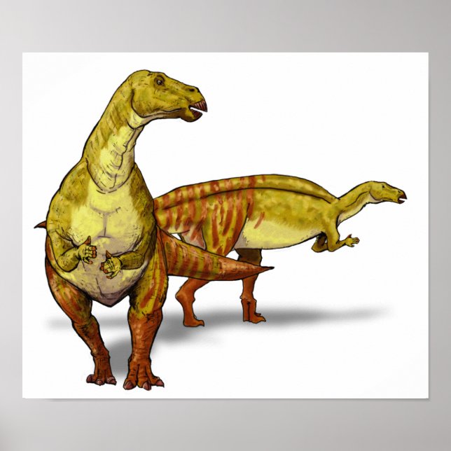 Pôster Nanyangosaurus - Cretaceous Dinosaur (Frente)