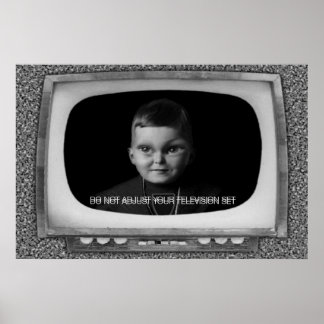 Pôster Não Ajuste Seu Conjunto De Televisão