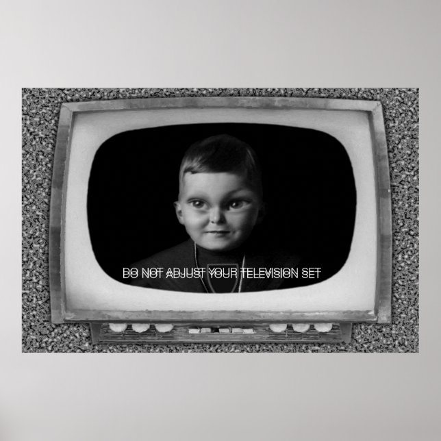 Pôster Não Ajuste Seu Conjunto De Televisão (Frente)