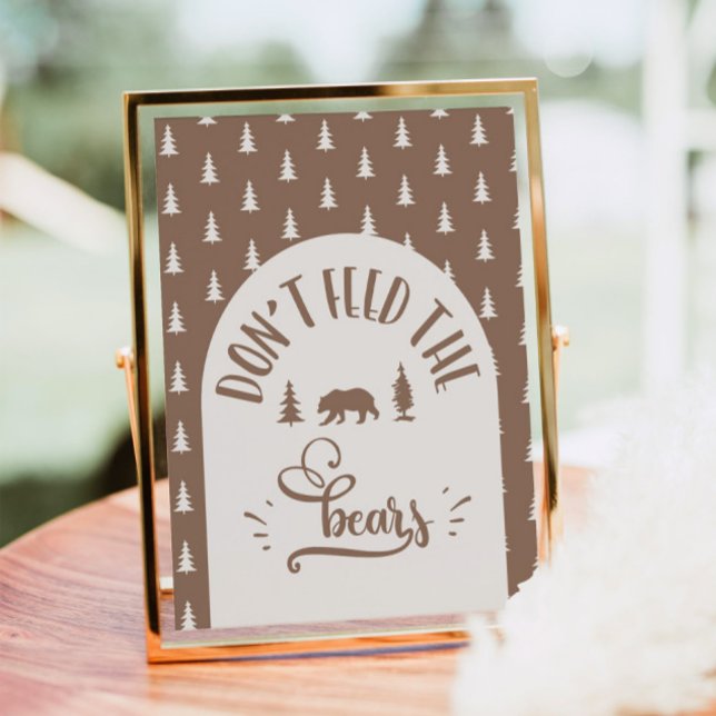 Poster Não alimente os ursos Um Feliz Aniversário (Criador carregado)