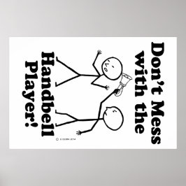 Pôster Não brinque com o jogador de campainha