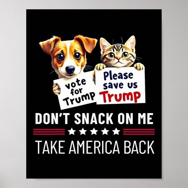 Poster Não brinque comigo Cães Engraçados (Frente)