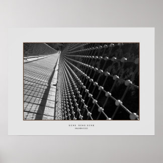 Pôster NÃO cair - desapareceu