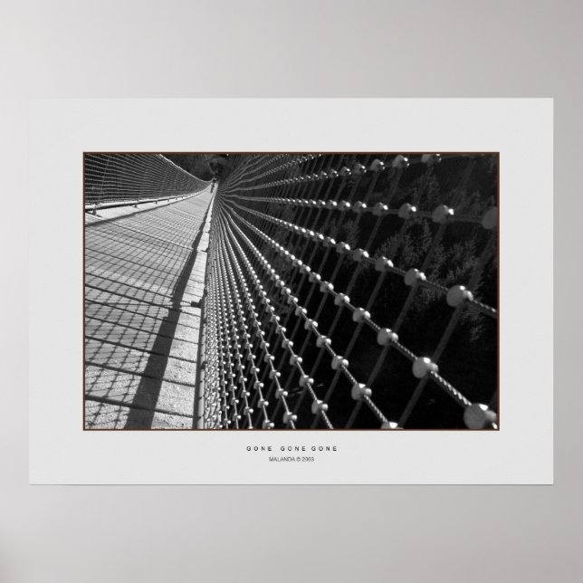 Pôster NÃO cair - desapareceu (Frente)