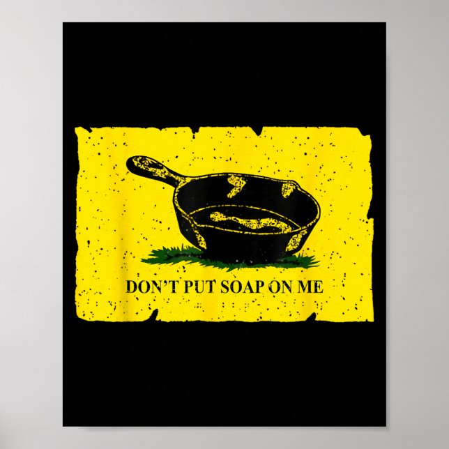 Poster Não Coloque Sabão Em Mim (Frente)