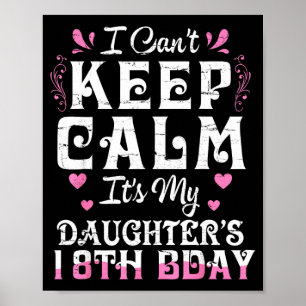 Poster Não consigo manter a calma filha 18 anos feliz em