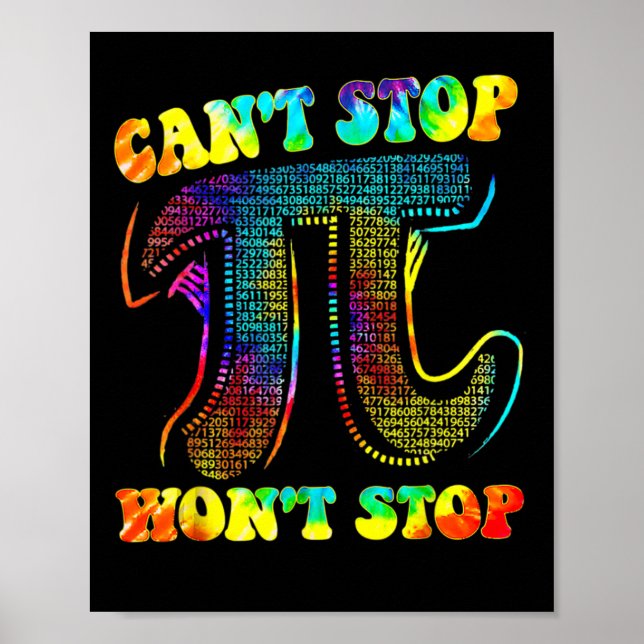 Poster Não Consigo Parar Camisa Pi Não Pára Com Mães Engr (Frente)