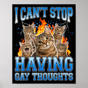 Poster Não consigo parar de ter pensamentos gays