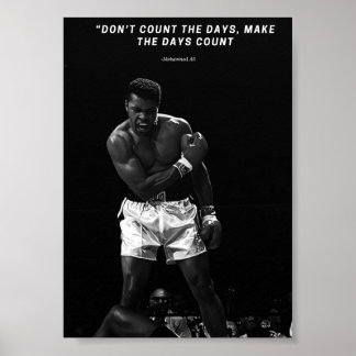 Poster **Não Conte os Dias, Faça os Dias Contarem – Muha