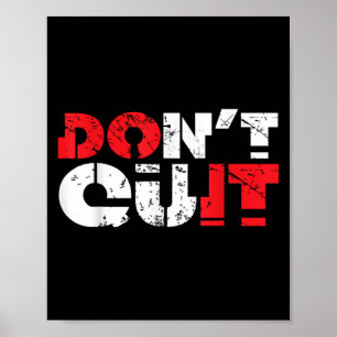 Poster Não Deixar De Fazer Cotação Motivacional Homens In