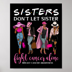 Poster Não deixe a irmã lutar contra o Cancer da mama soz