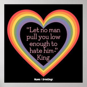 Poster Não Deixe Ninguém Te Puxar para Baixo o Suficiente