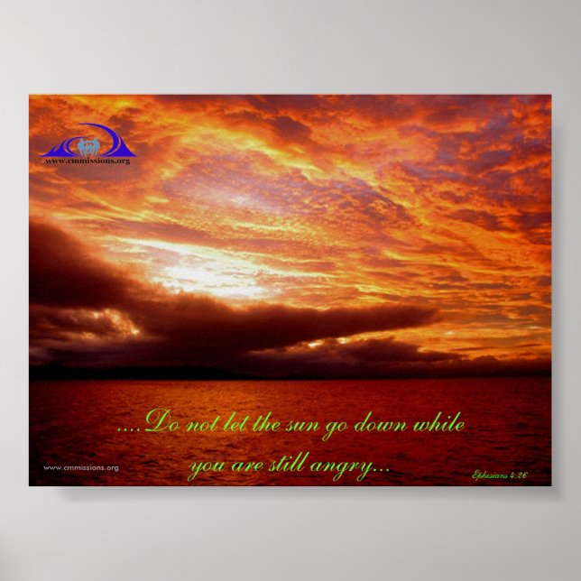 Poster Não deixe o sol se pôr (Frente)