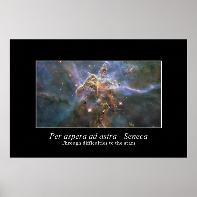 Pôster Não deixe que a adversidade o impeça de alcançar a (Frente)