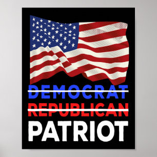 Poster Não Democrata Não Republicano Não Um Rino - Patrio