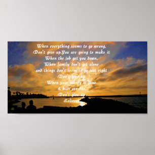 Pôster Não desista!