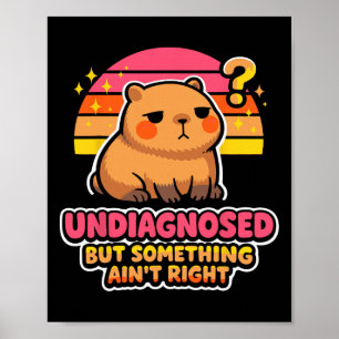 Poster Não Diagnosticado Mas Algo Não Está Bem Capyra _2