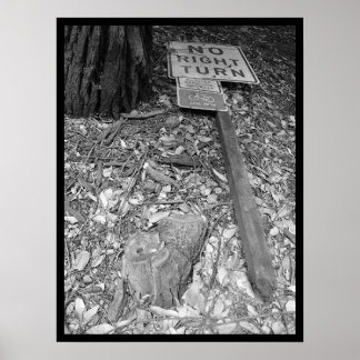 Poster não é a vez direita