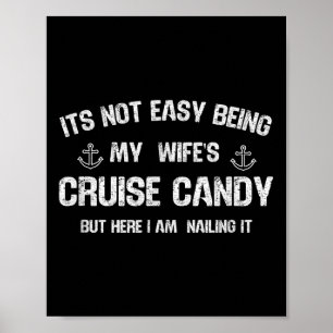 Poster Não É Fácil Ser Minha Esposas Cruzar Docinho Engra