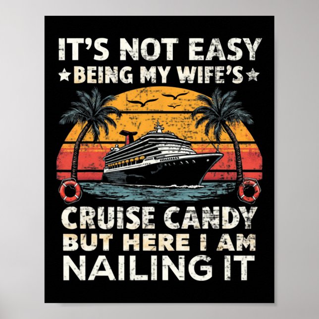 Poster Não é Fácil Ser o Candy Retro Fu da Crucero da Min (Frente)